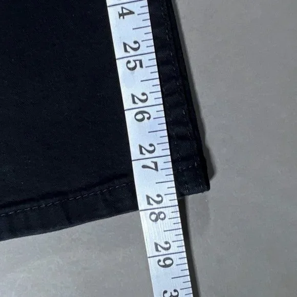 Signature by‎ Levi Strauss Black Jeans At Waist Bootcut Size Misses 14 Short - Picture 8 of 15